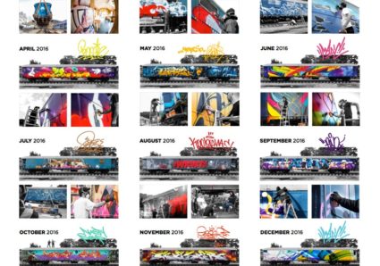 MOLOTOW Train Calendar 2016