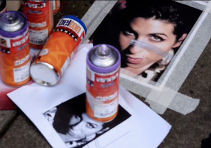 A street art trail in London honours Amy Winehouse
