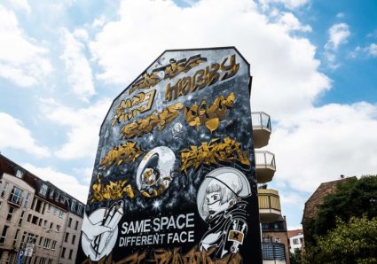 SAME SPACE - DIFFERENT FACE MURAL x URBAN SYNDROMES DRESDEN 2018