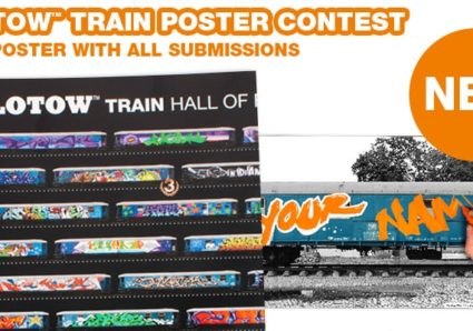 NEW MOLOTOW™ Train Poster Contest Mosaic Poster