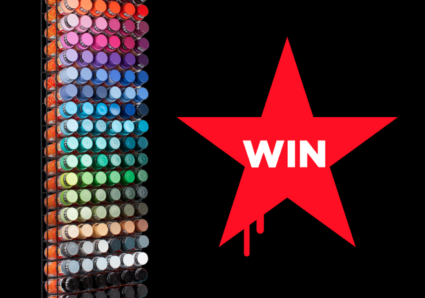 WIN this MOLOTOW™ Homerack with 132 Cans of MOLOTOW™ PREMIUM 400ml!