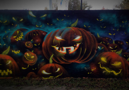 Halloween Wall by the AFX Crew