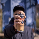 Graffiti artist SODA paints the MOLOTOW TRAIN