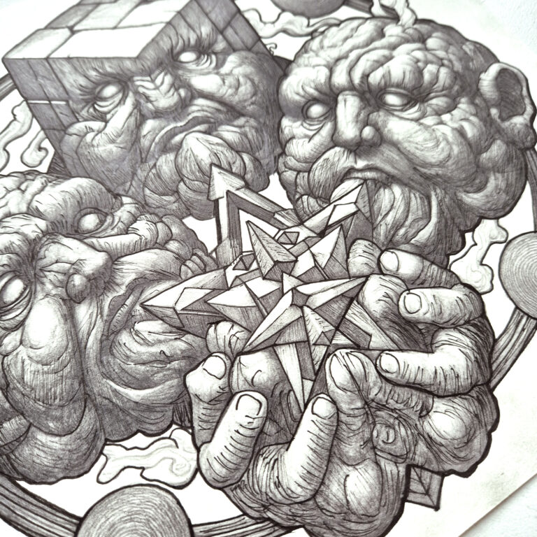 puzzledmind sketch ink detail2